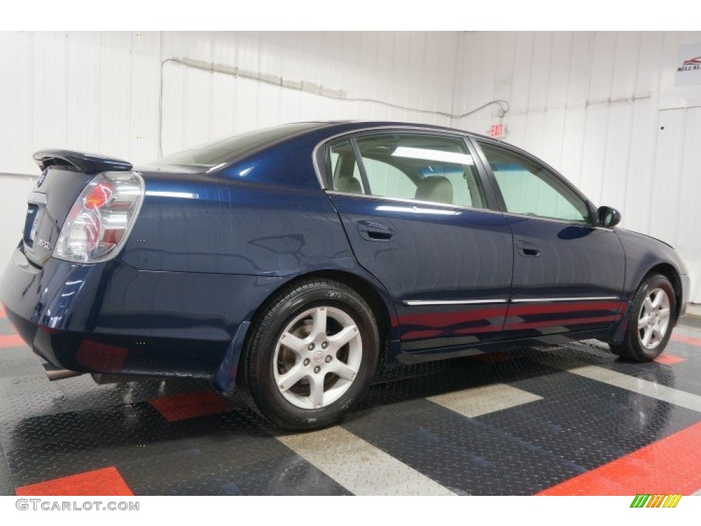 2005 Altima 3.5 SL - Majestic Blue Metallic / Blond photo #7
