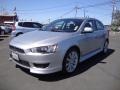 2010 Apex Silver Metallic Mitsubishi Lancer Sportback GTS  photo #3