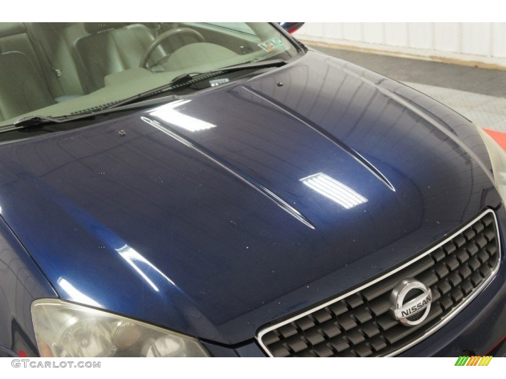 2005 Altima 3.5 SL - Majestic Blue Metallic / Blond photo #38
