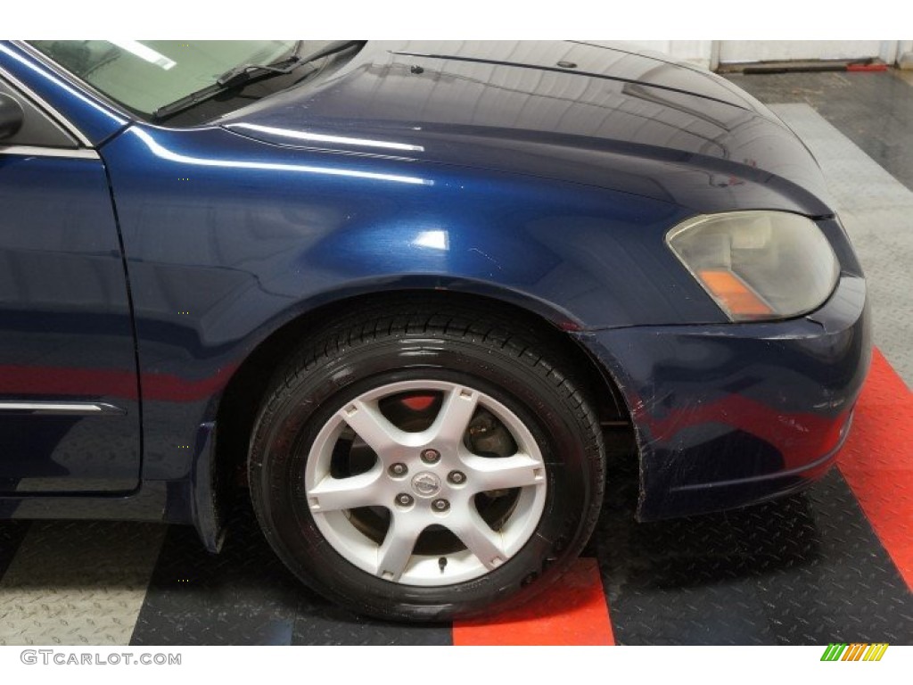 2005 Altima 3.5 SL - Majestic Blue Metallic / Blond photo #39