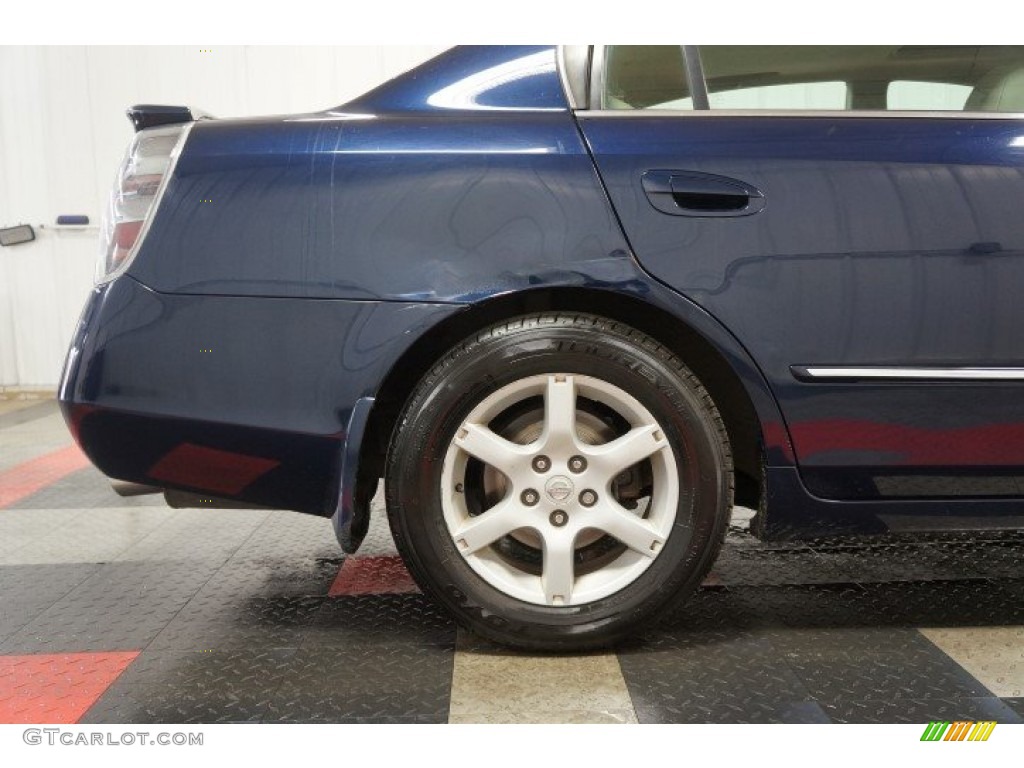 2005 Altima 3.5 SL - Majestic Blue Metallic / Blond photo #46