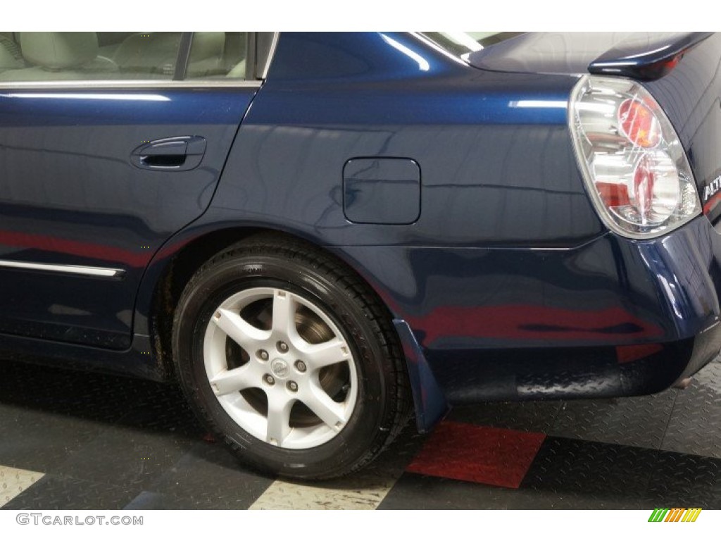2005 Altima 3.5 SL - Majestic Blue Metallic / Blond photo #53