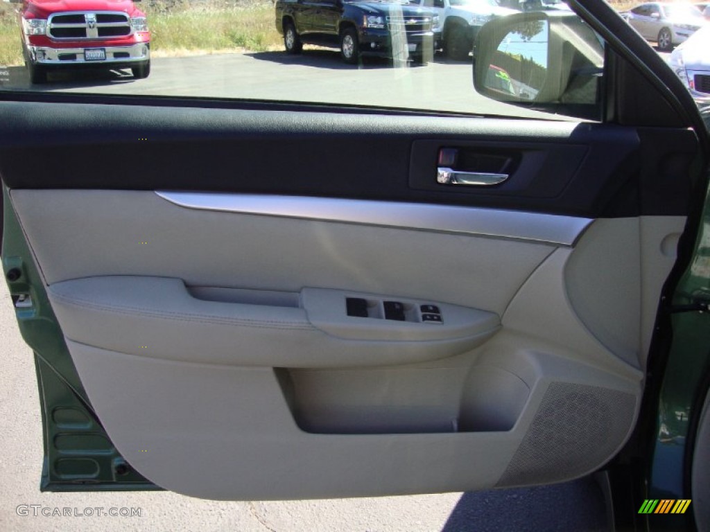 2011 Outback 2.5i Premium Wagon - Cypress Green Pearl / Warm Ivory photo #9