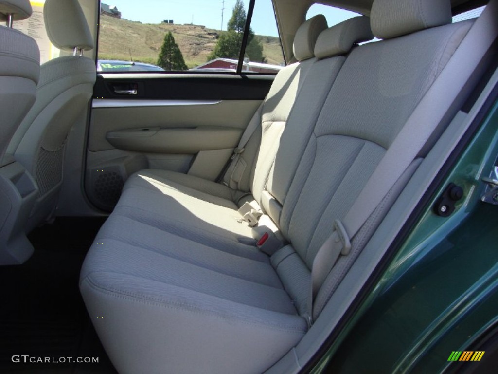 2011 Outback 2.5i Premium Wagon - Cypress Green Pearl / Warm Ivory photo #22