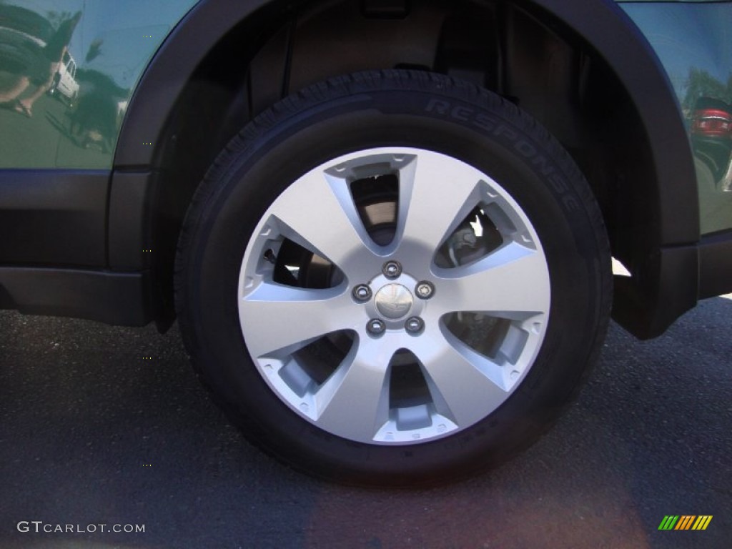2011 Outback 2.5i Premium Wagon - Cypress Green Pearl / Warm Ivory photo #25