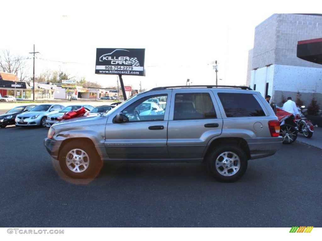 2000 Grand Cherokee Laredo 4x4 - Silverstone Metallic / Agate photo #4