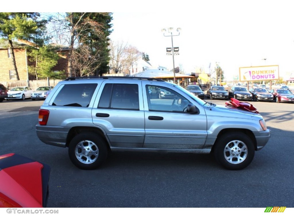 2000 Grand Cherokee Laredo 4x4 - Silverstone Metallic / Agate photo #10