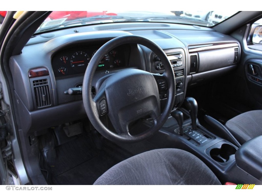 2000 Grand Cherokee Laredo 4x4 - Silverstone Metallic / Agate photo #11