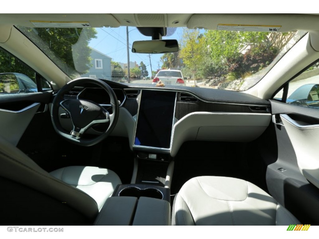 2013 Model S  - Grey Metallic / Grey photo #4