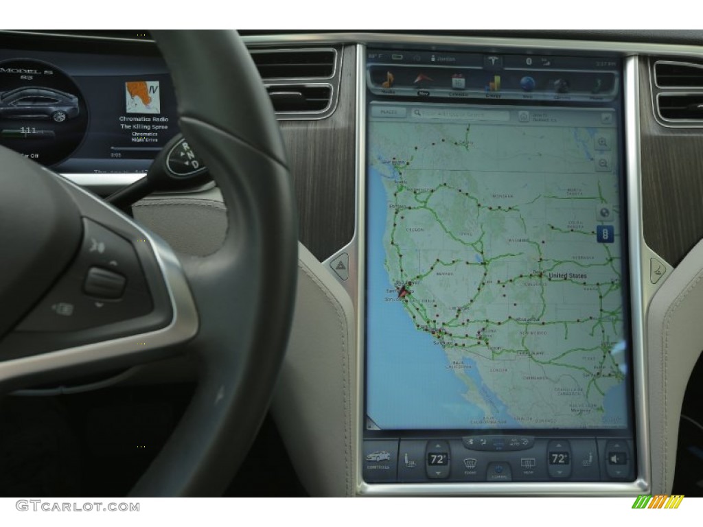 2013 Tesla Model S Standard Model S Model Navigation Photo #103232005