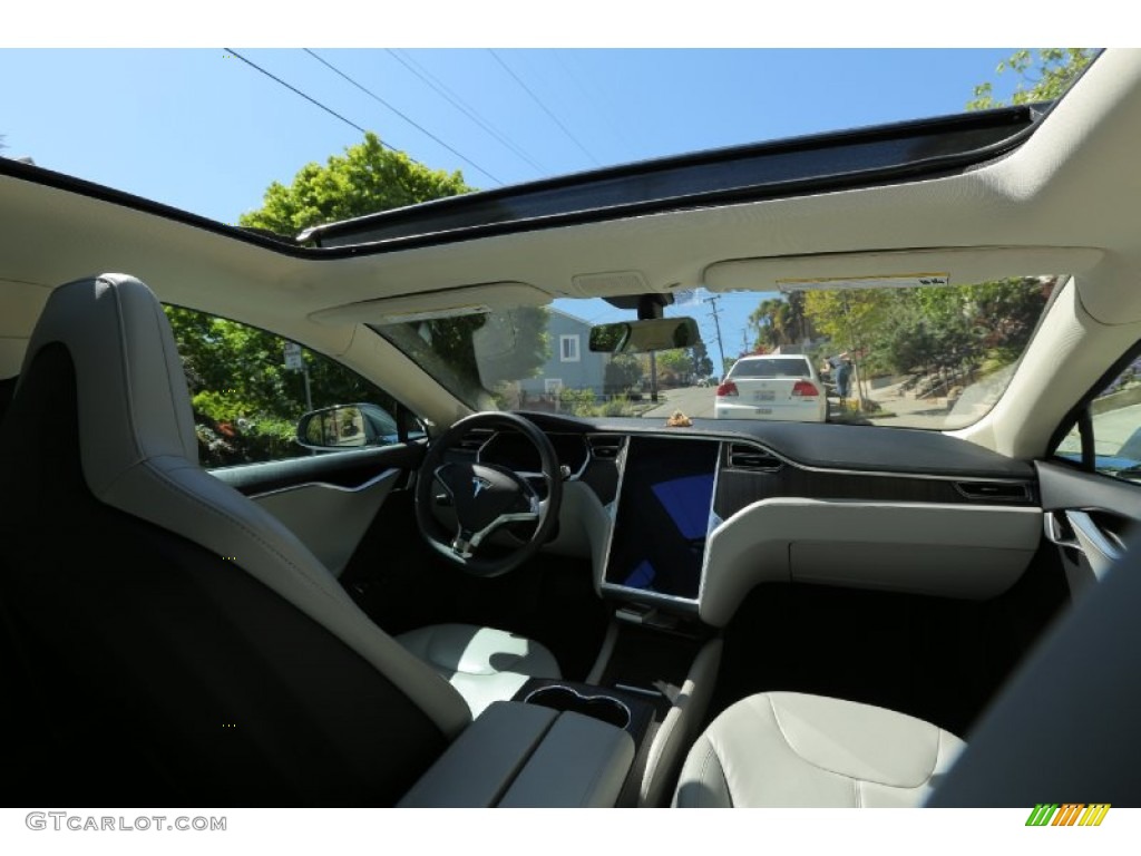 2013 Model S  - Grey Metallic / Grey photo #8