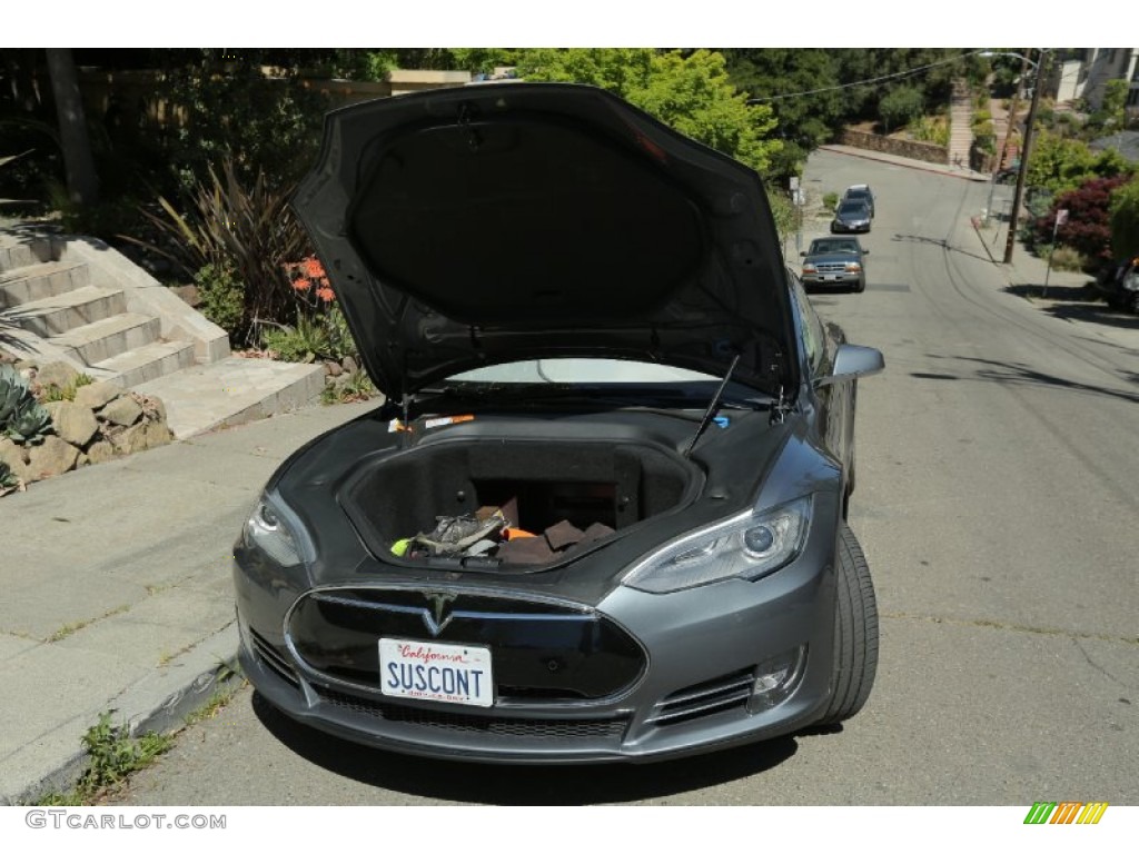 2013 Model S  - Grey Metallic / Grey photo #11