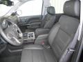 2015 GMC Sierra 1500 Jet Black Interior Front Seat Photo