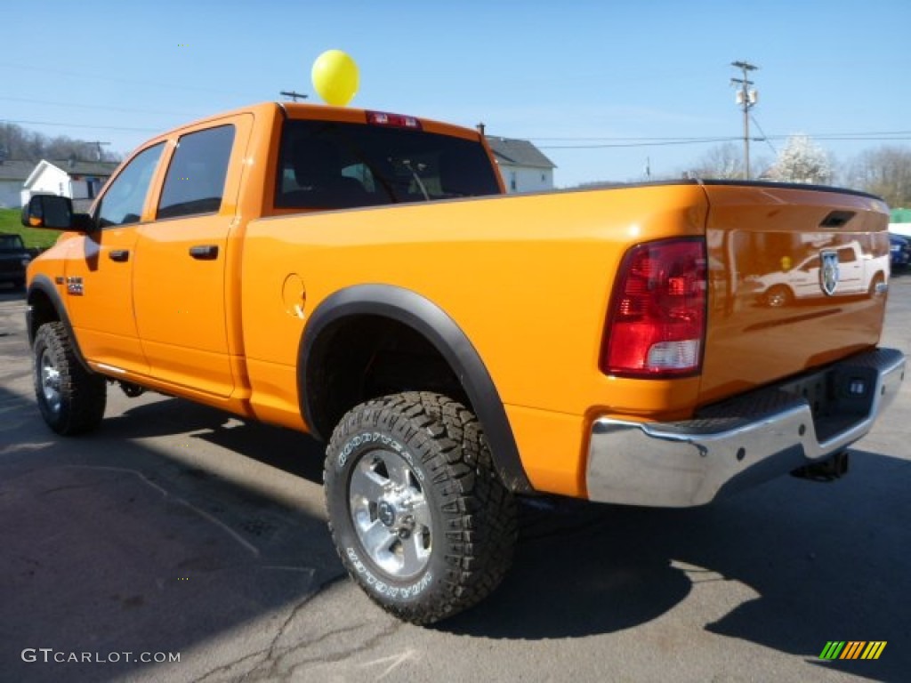 Omaha Orange 2015 Ram 2500 Powerwagon Tradesman Crew Cab 4x4 Exterior Photo #103234606