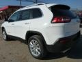 2015 Bright White Jeep Cherokee Limited 4x4  photo #3