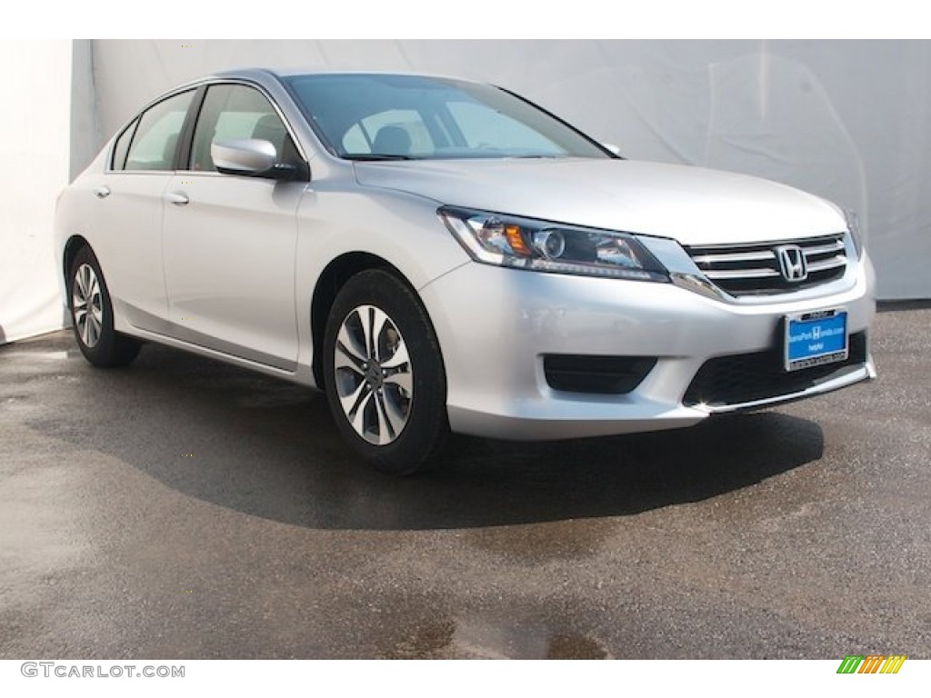 2015 Accord LX Sedan - Alabaster Silver Metallic / Gray photo #1