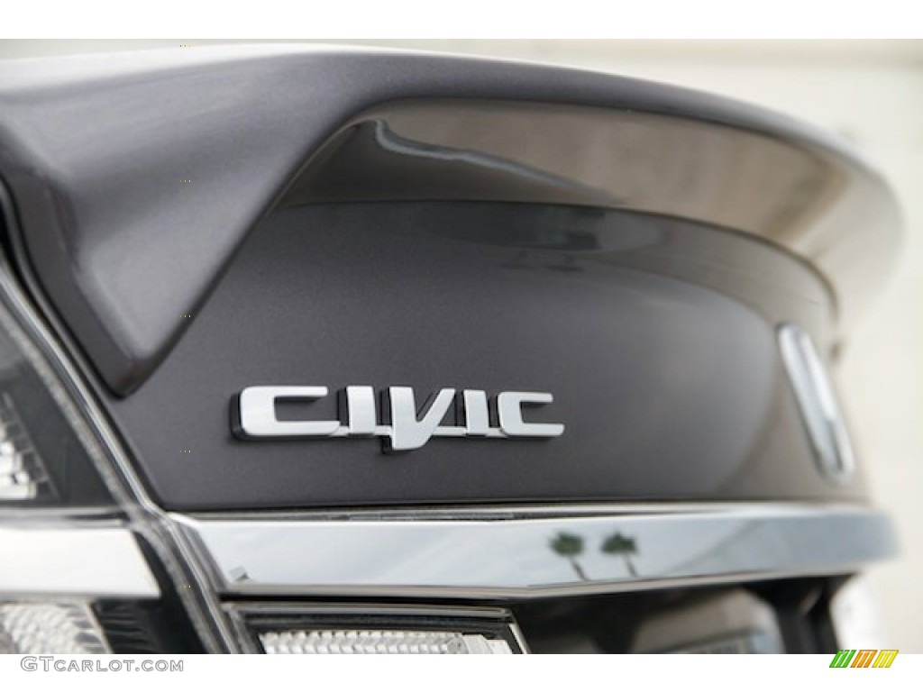 2015 Civic Hybrid Sedan - Modern Steel Metallic / Gray photo #3