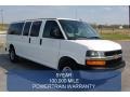 Summit White - Express 3500 Passenger Extended LT Photo No. 3