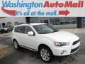 Diamond White Pearl 2012 Mitsubishi Outlander SE AWD