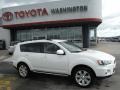 2012 Diamond White Pearl Mitsubishi Outlander SE AWD  photo #2