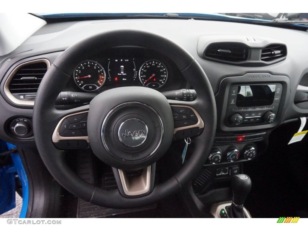 2015 Jeep Renegade Sport Black Dashboard Photo #103241915