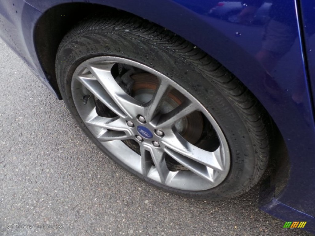 2013 Fusion Titanium AWD - Deep Impact Blue Metallic / Charcoal Black photo #6