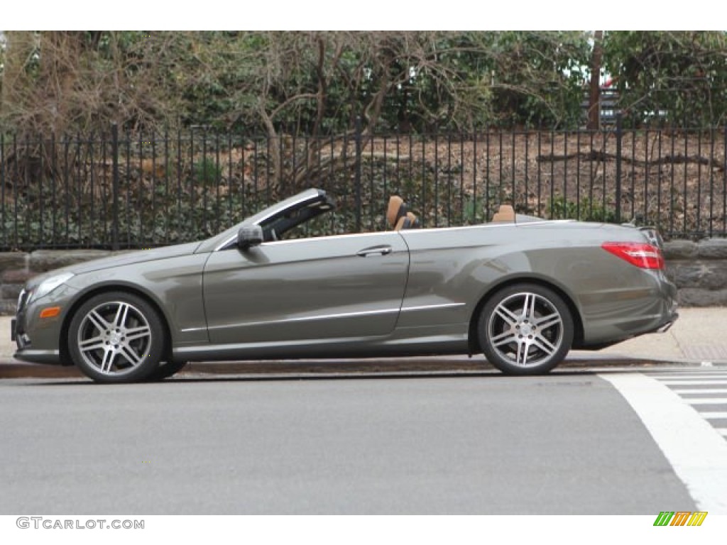 2011 E 550 Cabriolet - Olivine Grey Metallic / Natural Beige/Black photo #1