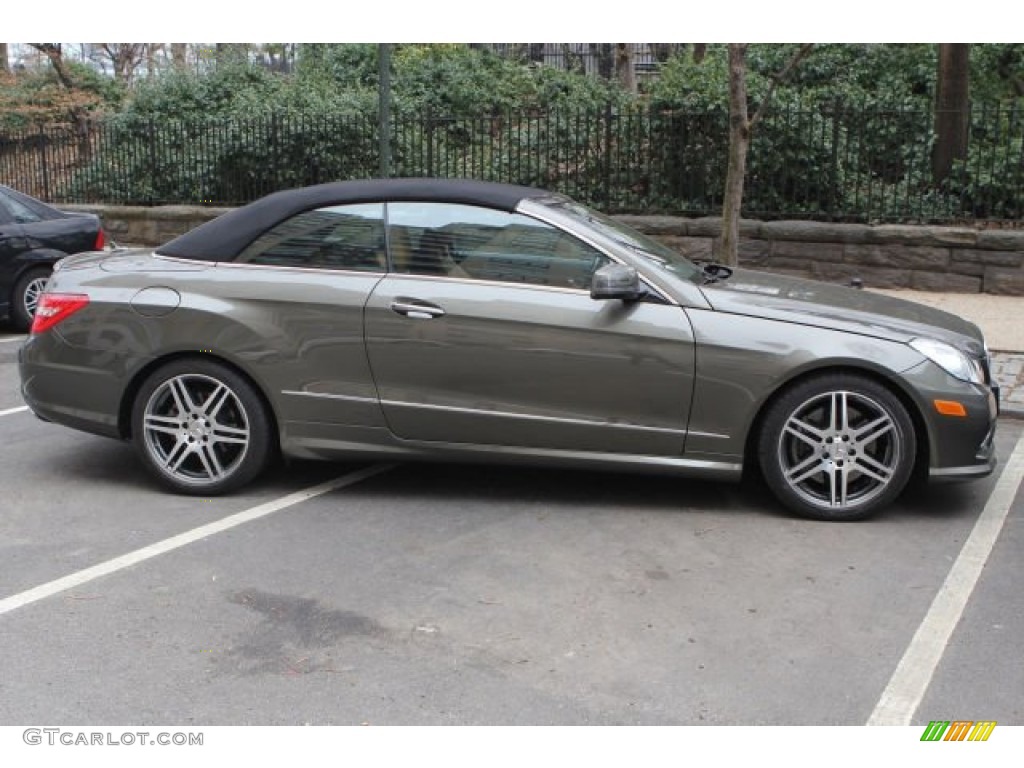 Olivine Grey Metallic 2011 Mercedes-Benz E 550 Cabriolet Exterior Photo #103243733