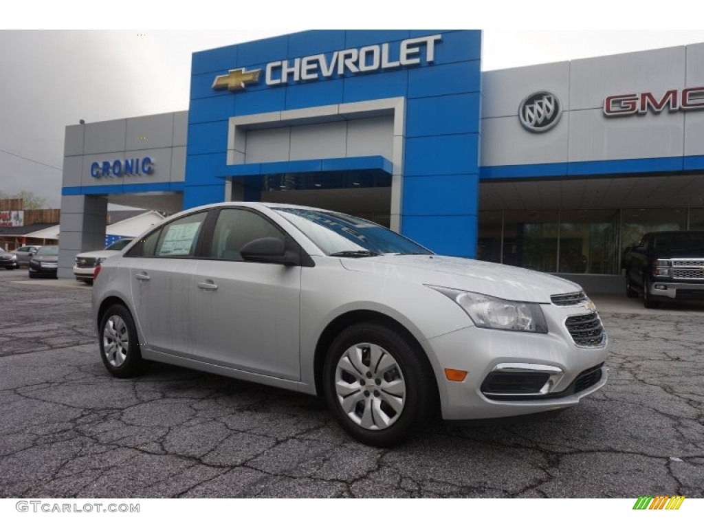 2015 Cruze LS - Silver Ice Metallic / Jet Black/Medium Titanium photo #1