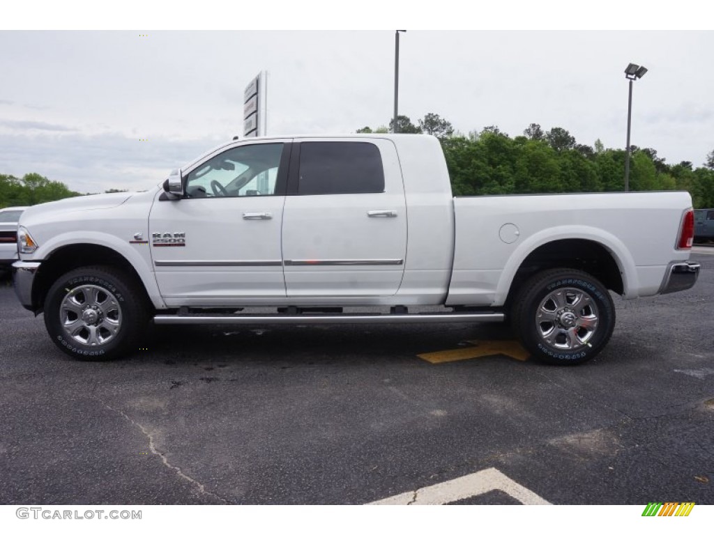 Bright White 2015 Ram 2500 Laramie Mega Cab 4x4 Exterior Photo #103245143