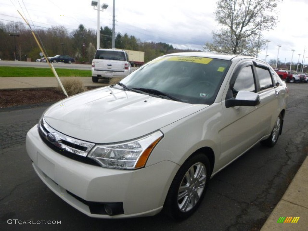 White Suede 2010 Ford Focus SEL Sedan Exterior Photo #103245542