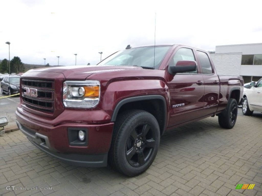 2015 Sierra 1500 Double Cab 4x4 - Sonoma Red Metallic / Jet Black photo #1