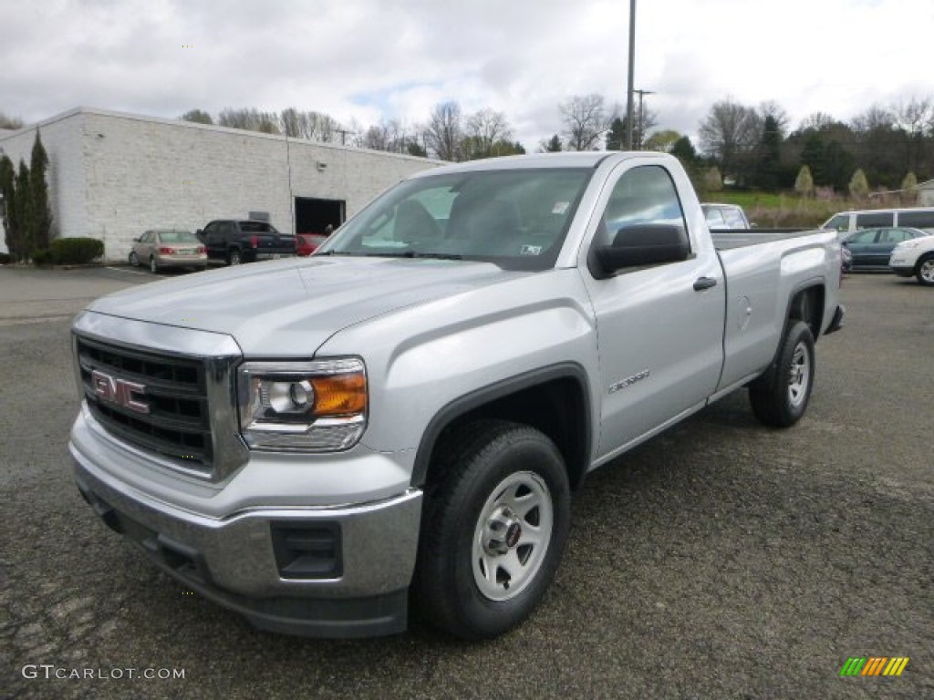 Quicksilver Metallic 2015 GMC Sierra 1500 Regular Cab 4x4 Exterior Photo #103249646