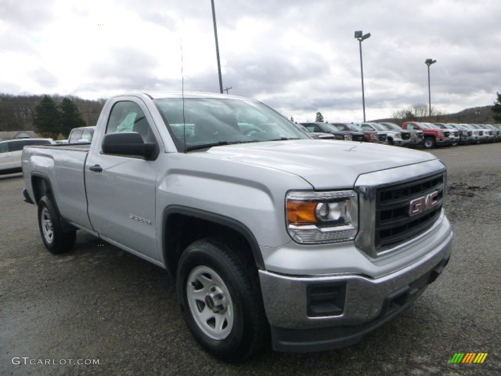Quicksilver Metallic 2015 GMC Sierra 1500 Regular Cab 4x4 Exterior Photo #103249856