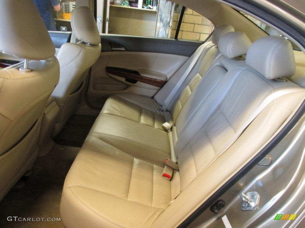 2009 Accord EX-L Sedan - Bold Beige Metallic / Ivory photo #9