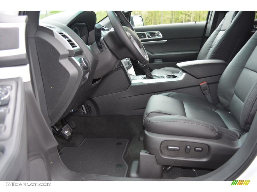 2015 Explorer XLT - Oxford White / Charcoal Black photo #7