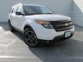 2015 White Platinum Ford Explorer Sport 4WD  photo #1