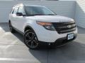 2015 White Platinum Ford Explorer Sport 4WD  photo #2
