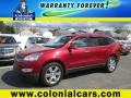 2012 Crystal Red Tintcoat Chevrolet Traverse LTZ AWD  photo #1