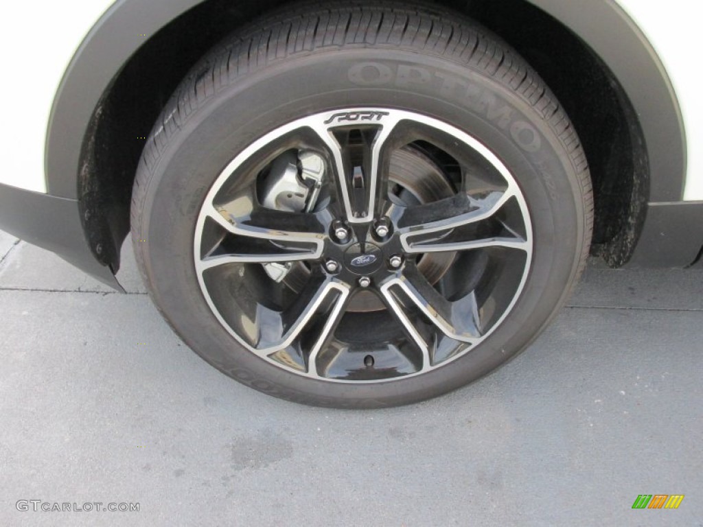 2015 Explorer Sport 4WD - White Platinum / Sport Charcoal Black photo #11