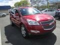 2012 Crystal Red Tintcoat Chevrolet Traverse LTZ AWD  photo #8