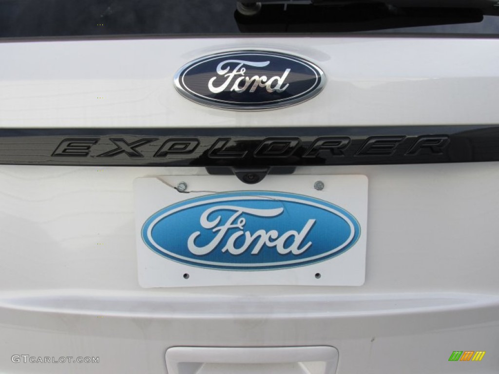 2015 Explorer Sport 4WD - White Platinum / Sport Charcoal Black photo #14