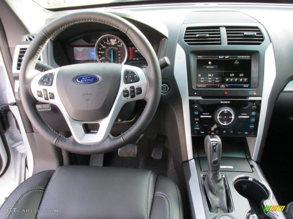 2015 Explorer Sport 4WD - White Platinum / Sport Charcoal Black photo #28