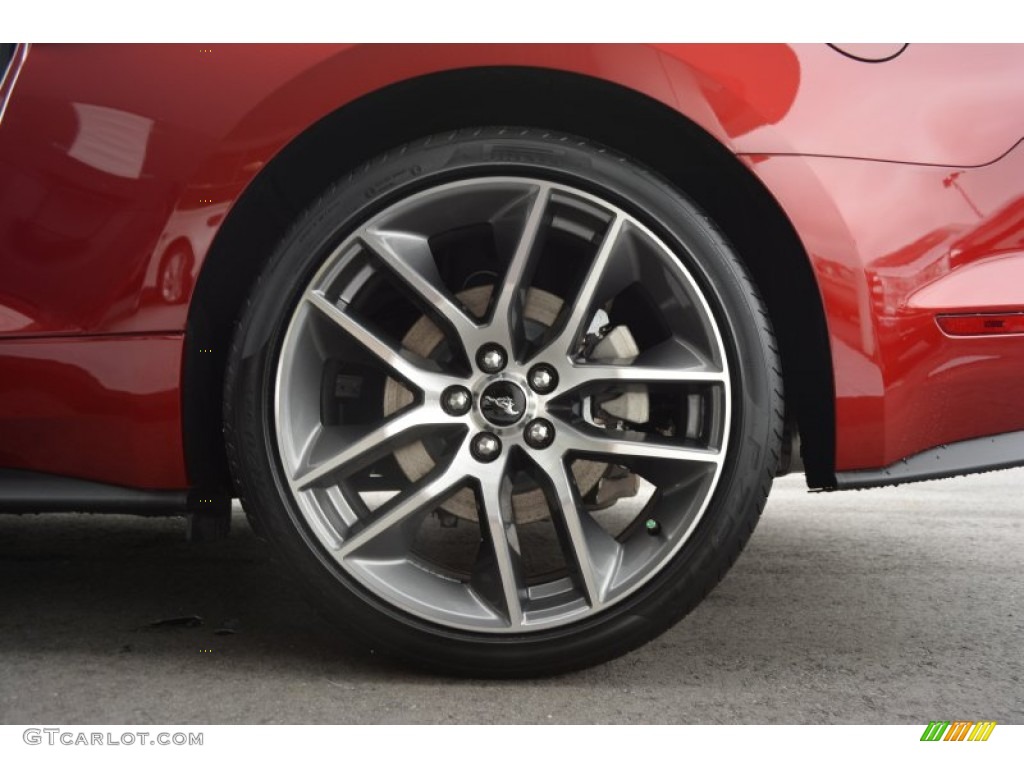 2015 Mustang EcoBoost Premium Convertible - Ruby Red Metallic / Ebony photo #5