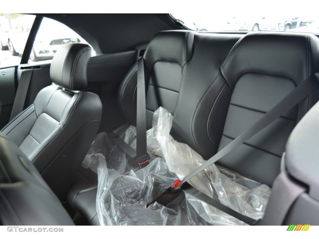 Ebony Interior 2015 Ford Mustang EcoBoost Premium Convertible Photo #103257956
