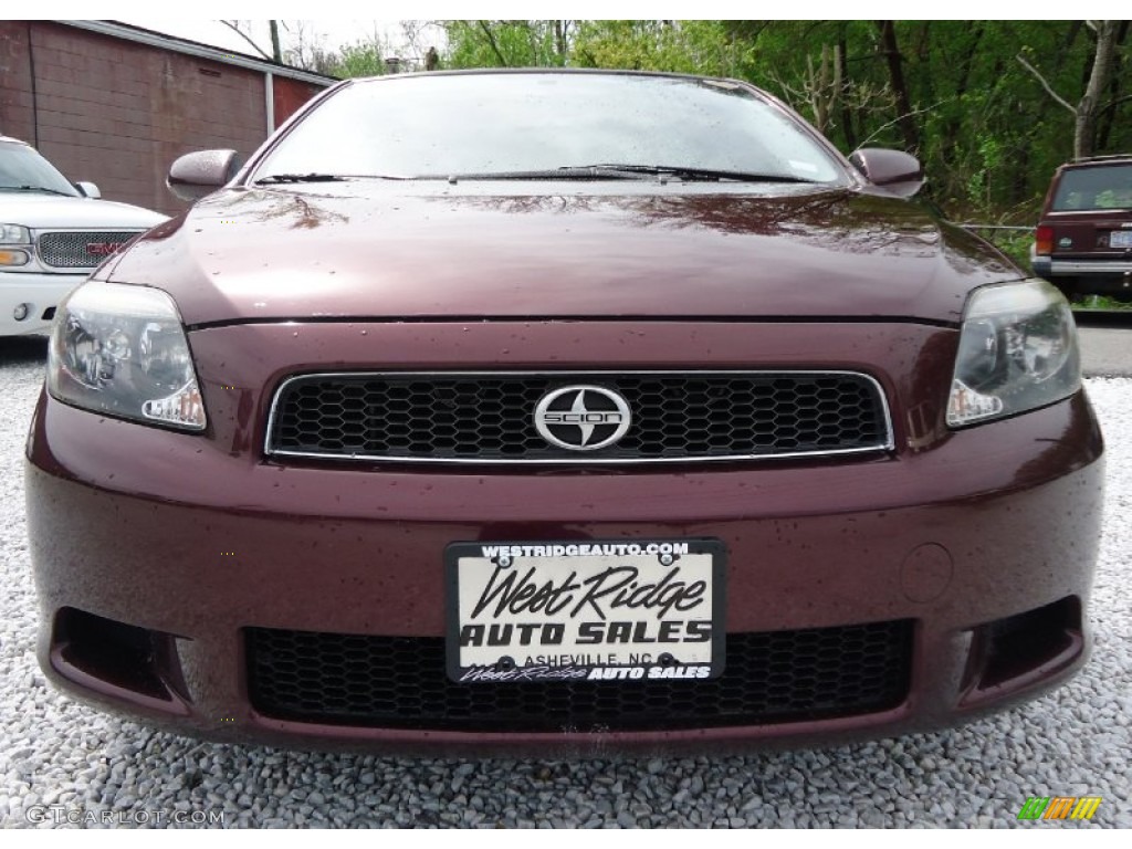2007 tC  - Black Cherry Pearl / Dark Charcoal photo #2