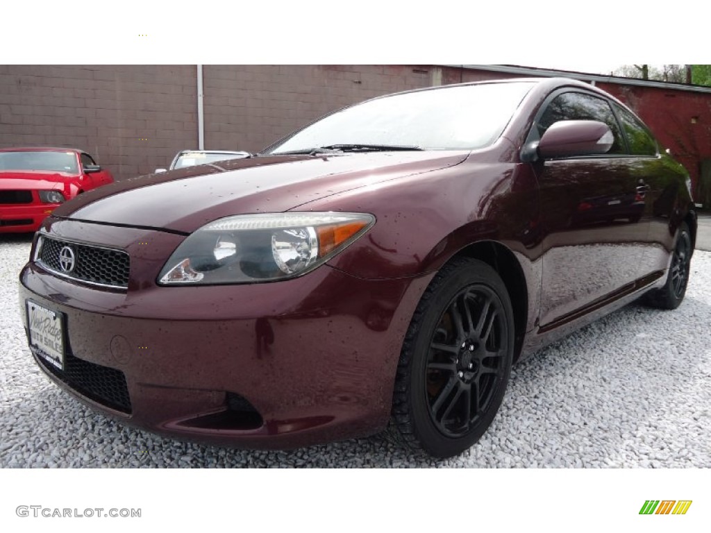 2007 tC  - Black Cherry Pearl / Dark Charcoal photo #3