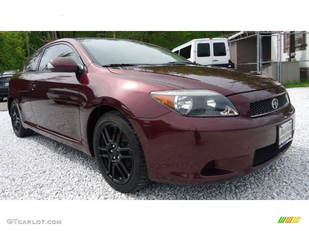2007 tC  - Black Cherry Pearl / Dark Charcoal photo #7