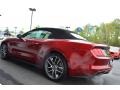 2015 Ruby Red Metallic Ford Mustang EcoBoost Premium Convertible  photo #25