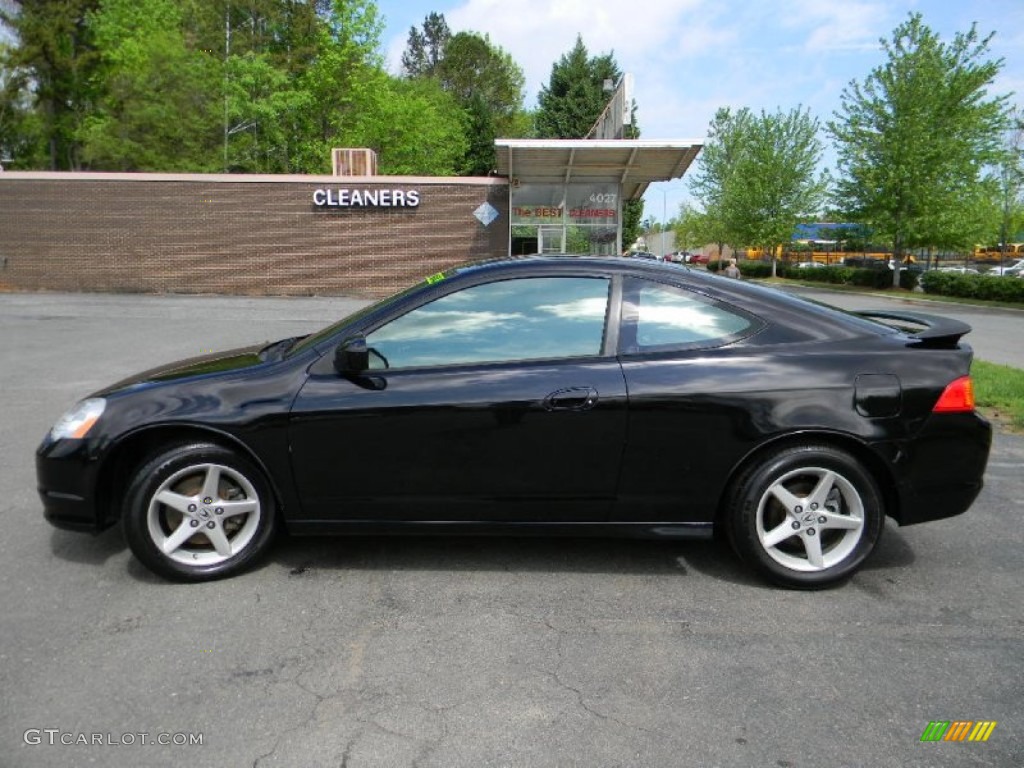 2002 RSX Type S Sports Coupe - Nighthawk Black Pearl / Ebony Black photo #7